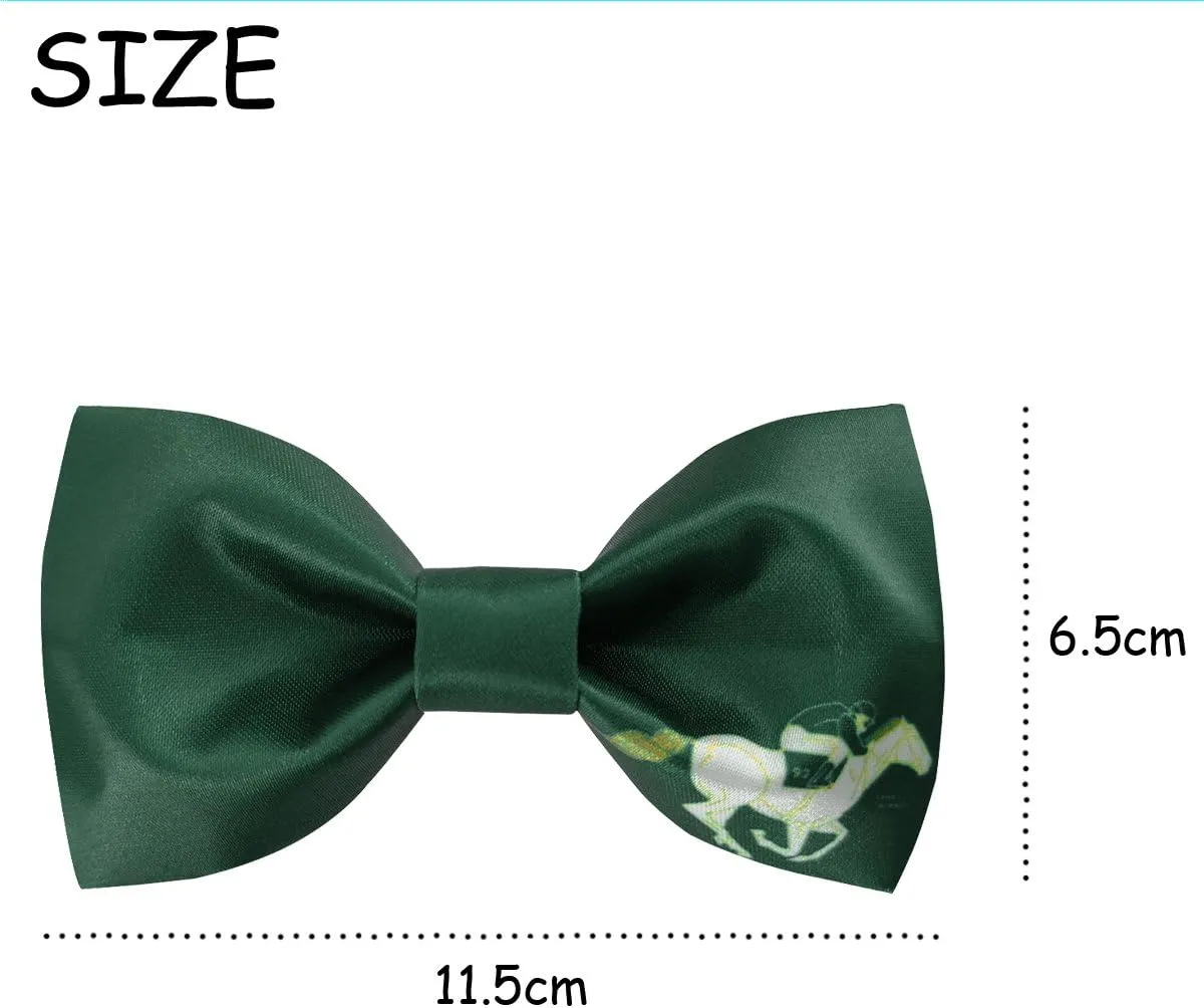 100% Satin Silk Mens Pre-tied Bowtie Horse Riding Solid Bow Ties