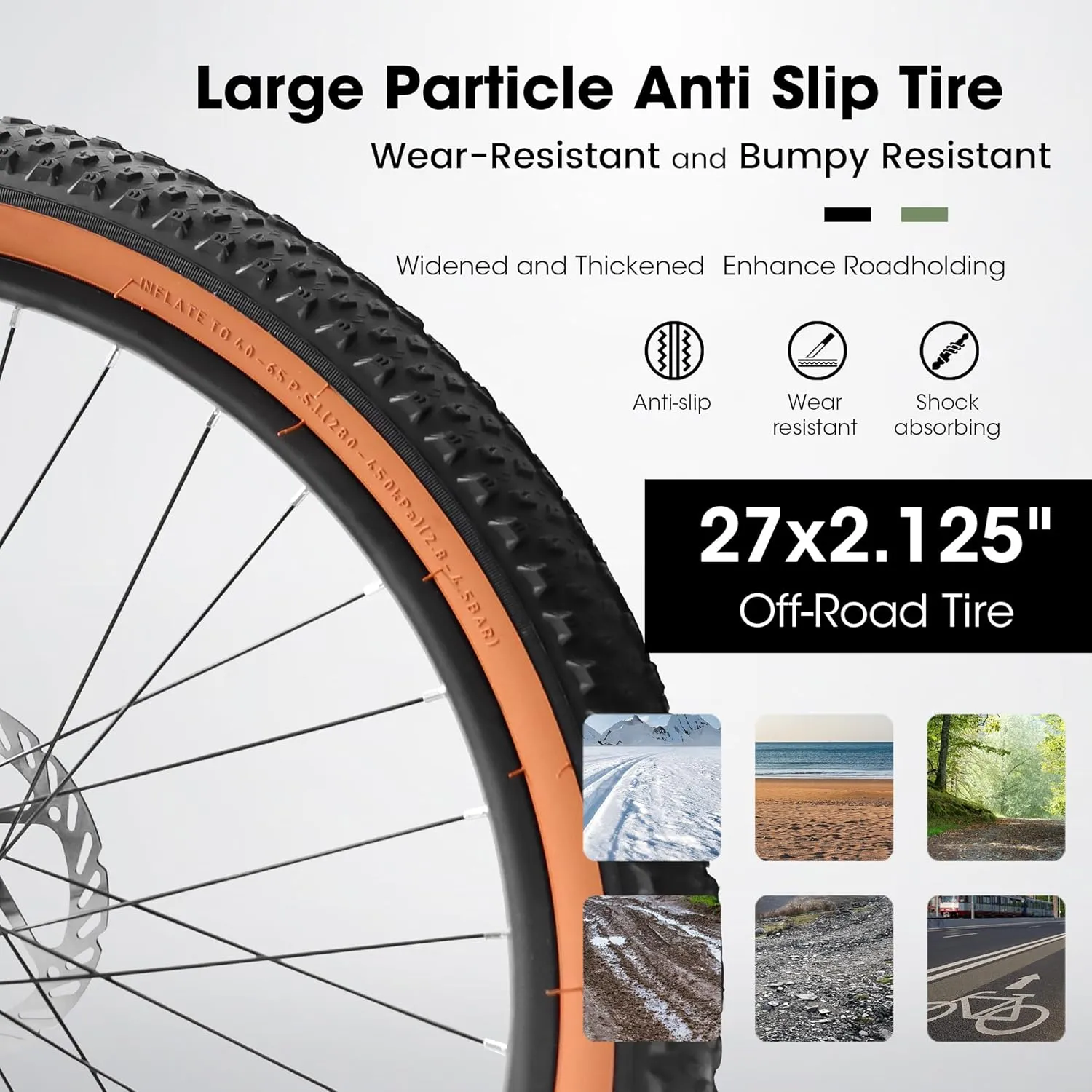 24/26/27.5 Inch, Dual Full Suspension Mountain Bike, 21 Speed Summer Travel, Mens Womens Outdoor Cycling Commuting City Bike to School Work, Birthday Gifts Bicycles