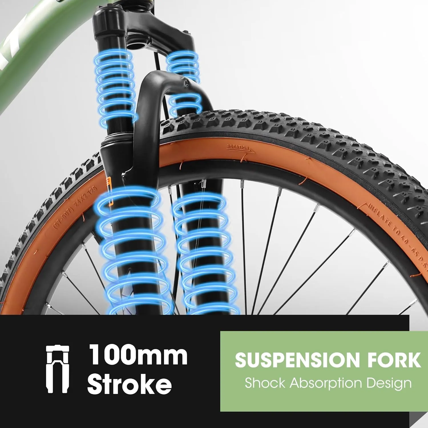 24/26/27.5 Inch, Dual Full Suspension Mountain Bike, 21 Speed Summer Travel, Mens Womens Outdoor Cycling Commuting City Bike to School Work, Birthday Gifts Bicycles