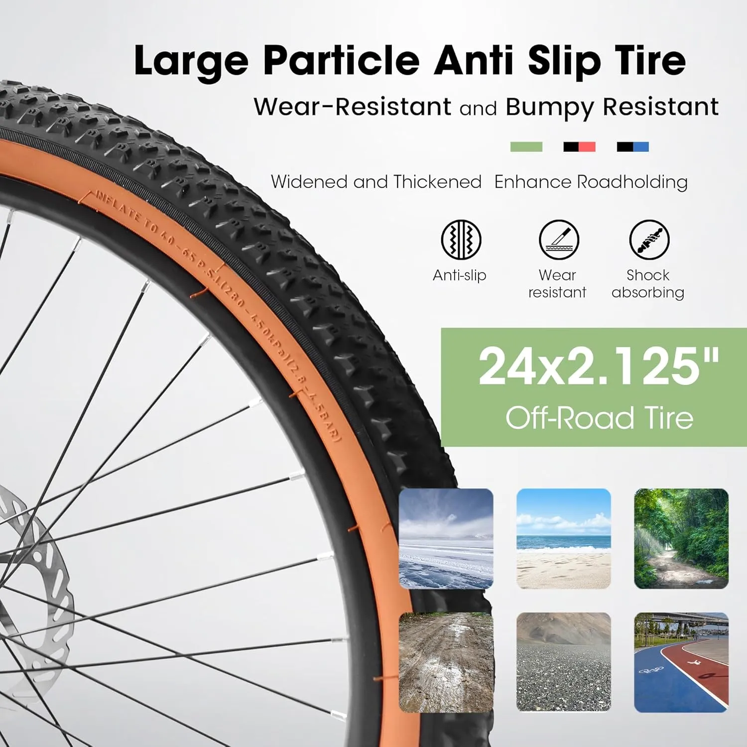24/26/27.5 Inch, Dual Full Suspension Mountain Bike, 21 Speed Summer Travel, Mens Womens Outdoor Cycling Commuting City Bike to School Work, Birthday Gifts Bicycles