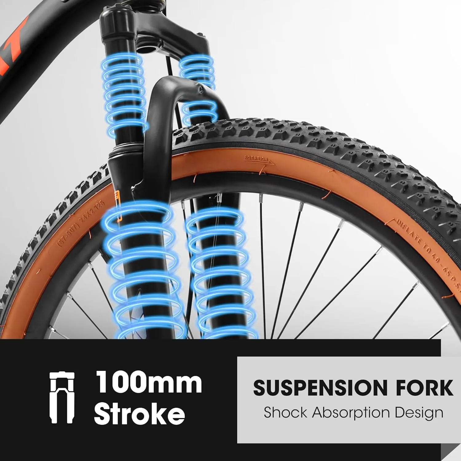 24/26/27.5 Inch, Dual Full Suspension Mountain Bike, 21 Speed Summer Travel, Mens Womens Outdoor Cycling Commuting City Bike to School Work, Birthday Gifts Bicycles