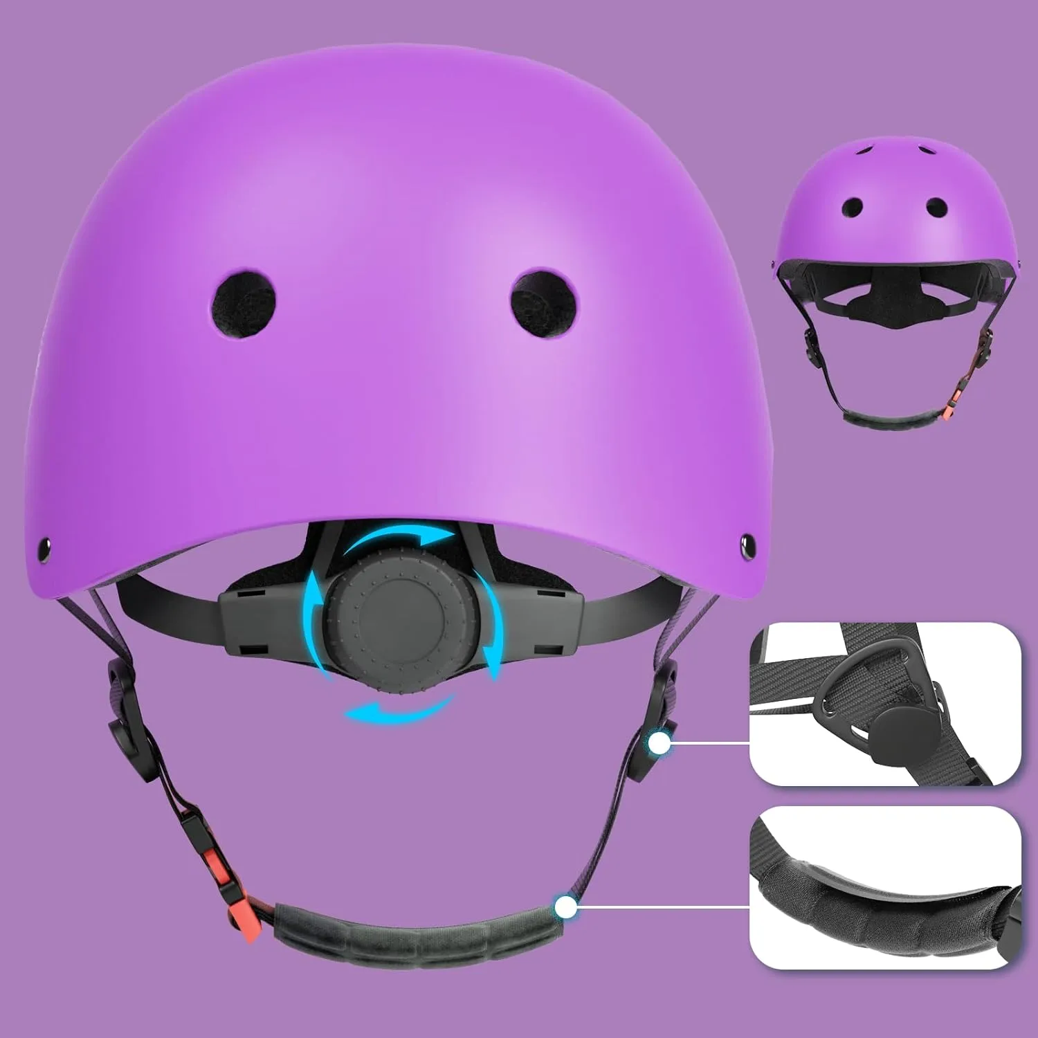 67i Kids Bike Helmet Toddler Helmets for Ages 3-8 Years Old Girls Boys Kid Adjustable Skateboard Bicycle Helmets Multi-Sport Ventilation Skateboarding Cycling Scooter Roller Skate Helmet
