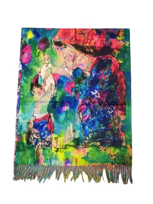 Art print scarf