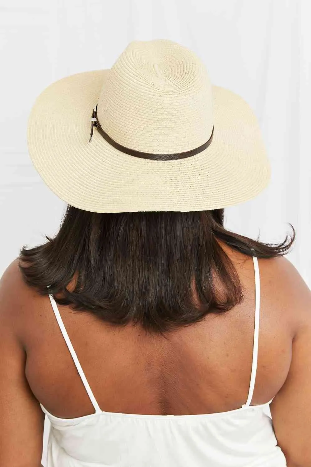 Bohemian Summer Straw Fedora Hat