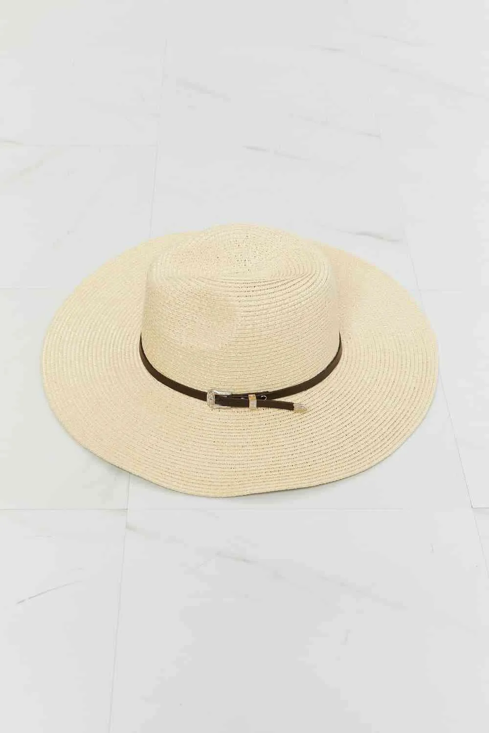 Bohemian Summer Straw Fedora Hat