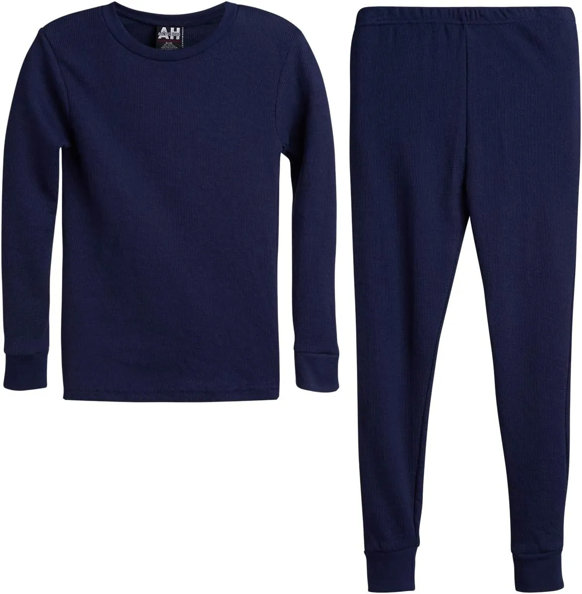 Boys' Thermal Underwear Set - 2 Piece Waffle Knit Long Sleeve Thermal Shirt and Pants for Boys (Sizes: 2T-18)