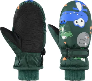 Century Star Winter Lined Fleece Toddler Mittens Waterproof Snow Mittens for Toddler Girls Boys Kids Snow Gloves Ski