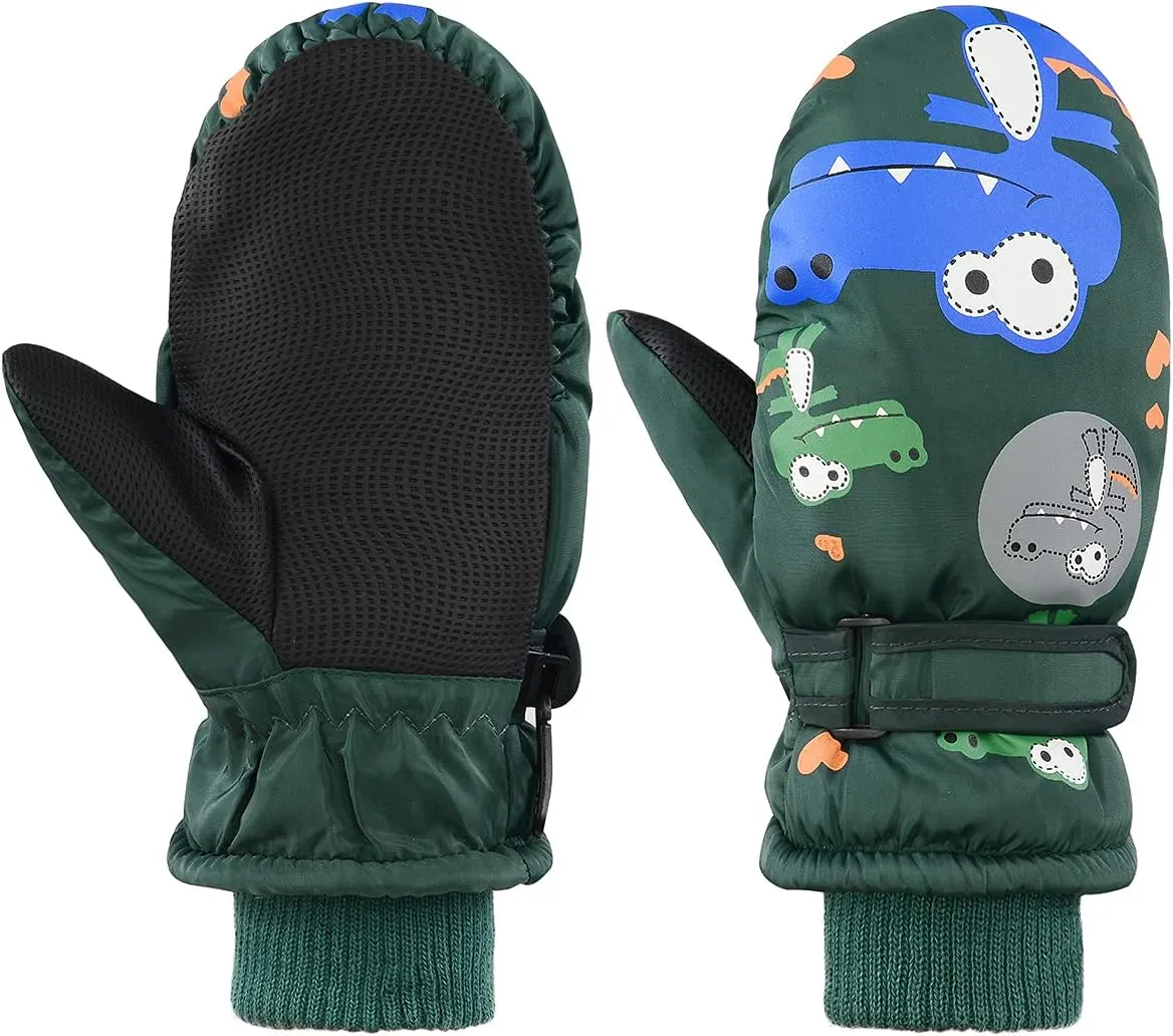 Century Star Winter Lined Fleece Toddler Mittens Waterproof Snow Mittens for Toddler Girls Boys Kids Snow Gloves Ski