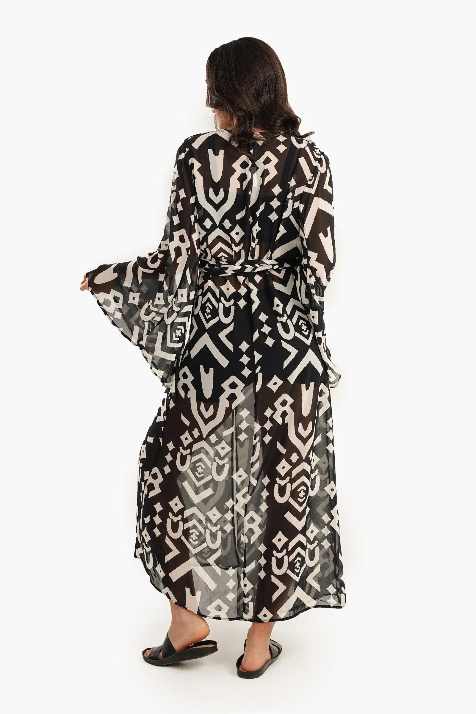 Chiffon Wrapped Dress