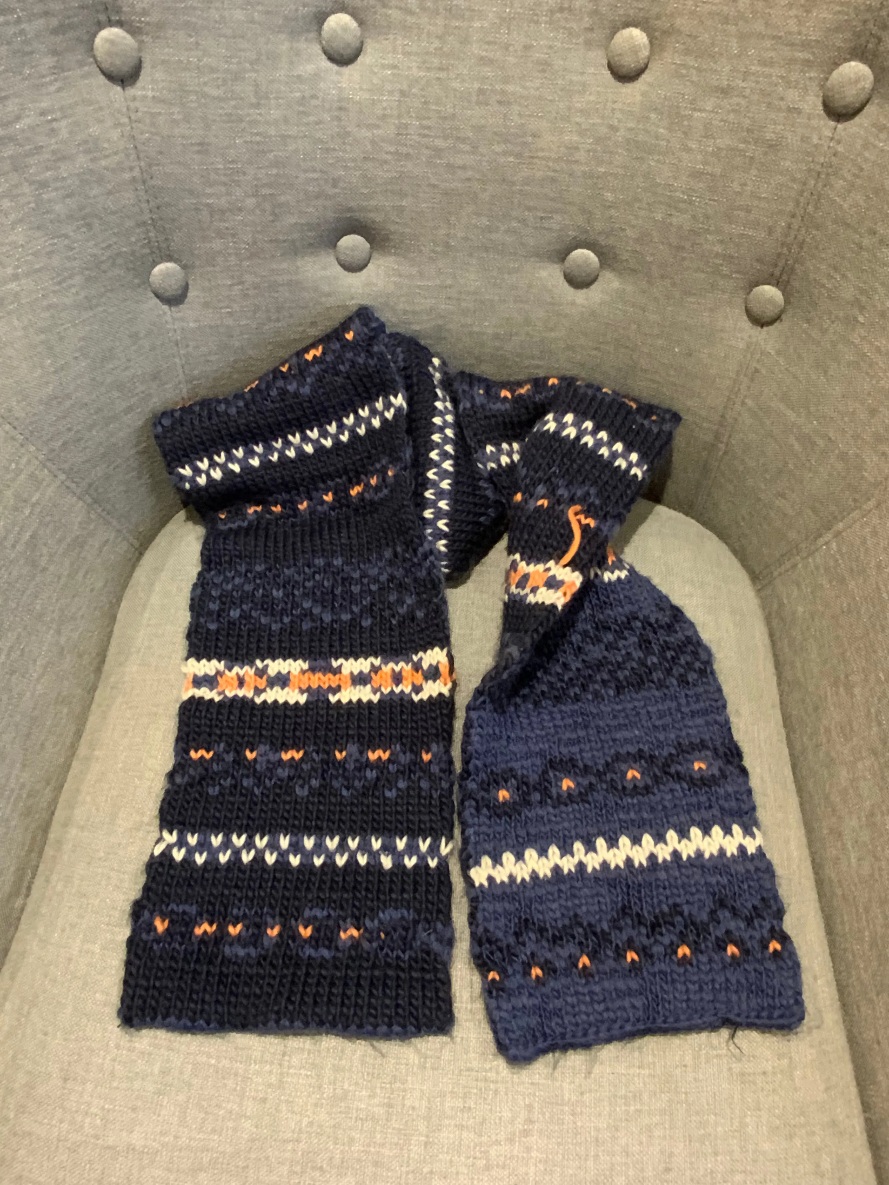 Cozy Knitted Wool Blend Scarf Boys Children