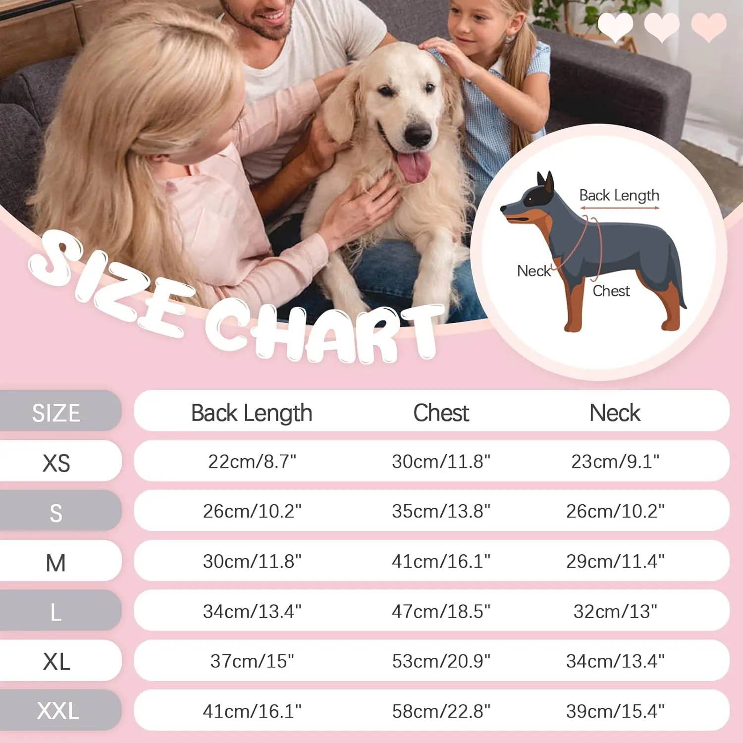 Dog Recovery Suit, Puppy Surgical Pajamas Bodysuit for Dogs Cats After Spay Neuter Surgery Abdominal Wound Bandages, Striped Onesie Pant for Shedding Skin Disease, Anti-Licking Cone Alternative S