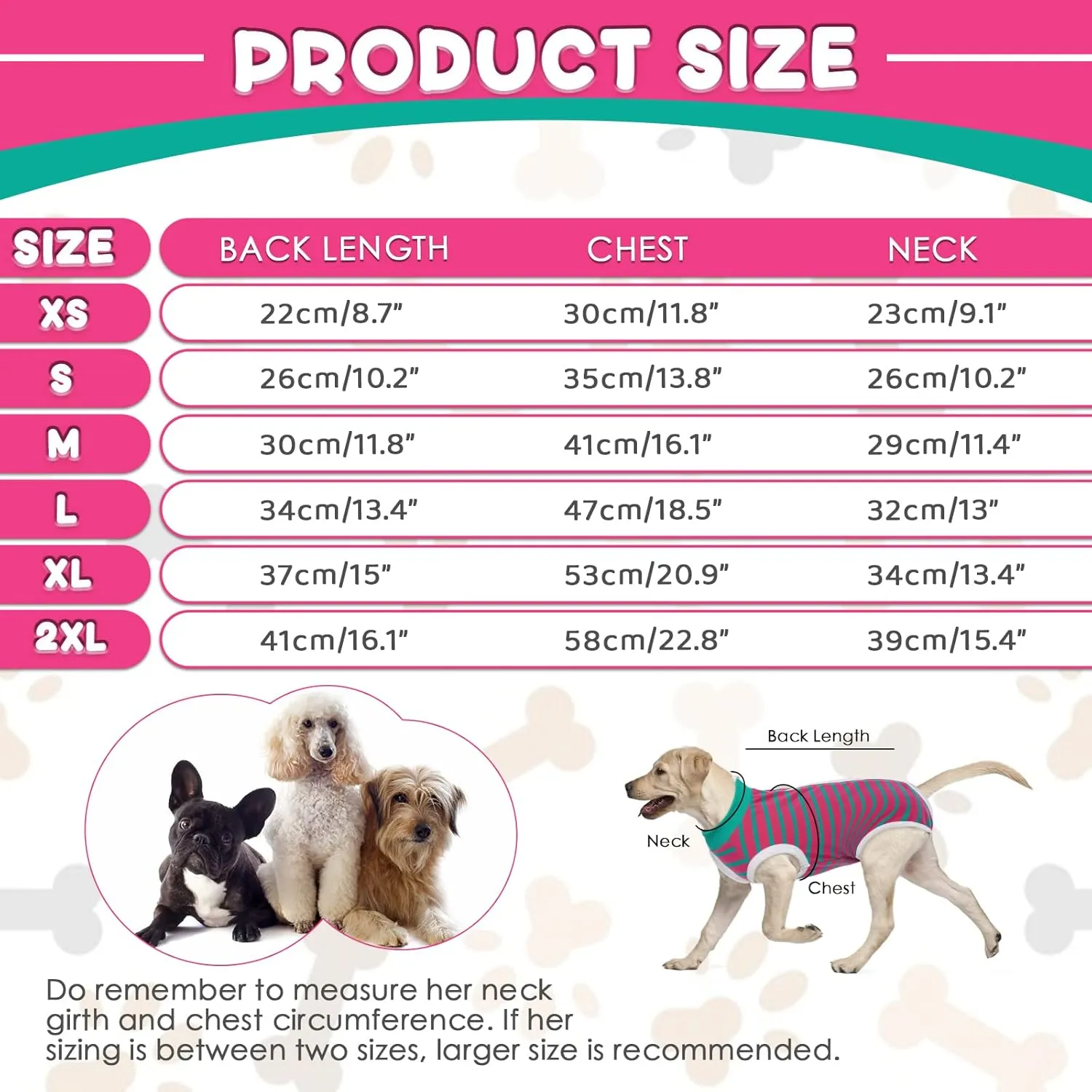 Dog Recovery Suit, Puppy Surgical Pajamas Bodysuit for Dogs Cats After Spay Neuter Surgery Abdominal Wound Bandages, Striped Onesie Pant for Shedding Skin Disease, Anti-Licking Cone Alternative S