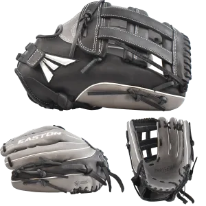 Easton Professional Collection Slowpitch Softball Glove (BK/GY/WH)