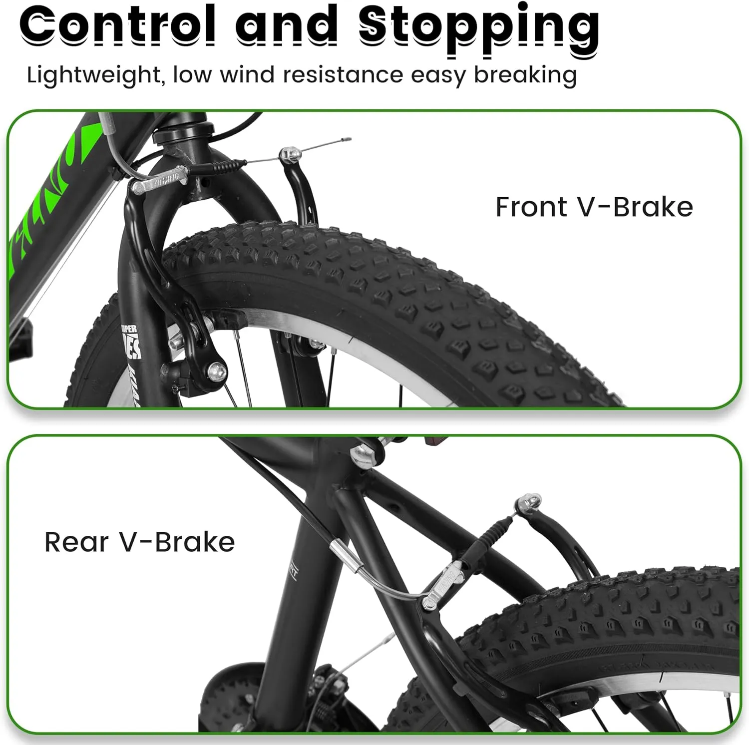 Ecarpat 24/26/27.5 Inch Mountain Bike, Dual/Front Suspension Mens Mountain Bike with 21 Speeds High-Carbon Steel Frame and Disc/V Brakes, Adult Sport Bicycle for Trail Snow Commuter City Road