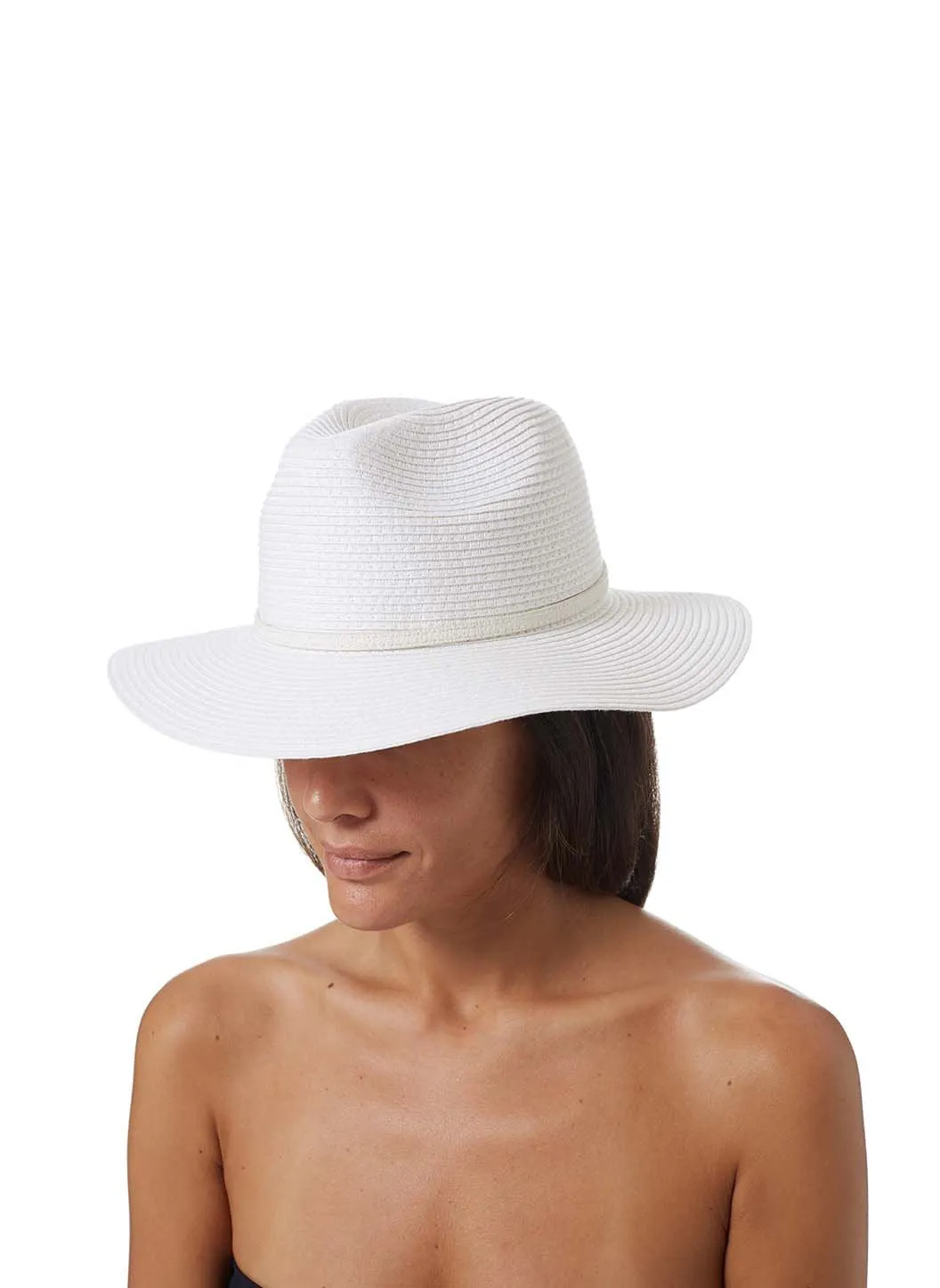 Fedora White/White