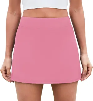 FireSwan Womens Tennis Skirt with Pockets High Waisted Golf Skorts Running Workout Skirts Summer Athletic