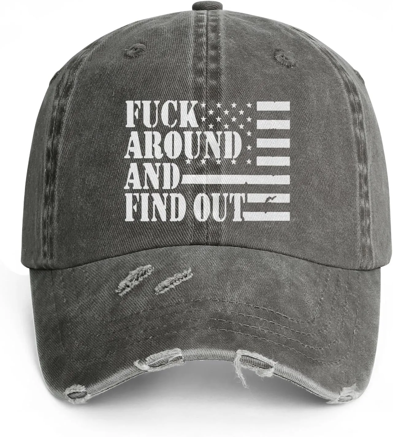 Fuck Around and Find Out Hat Fuck Around and Find Out Cap Mesh Baseball Cap Golf Hat Funny