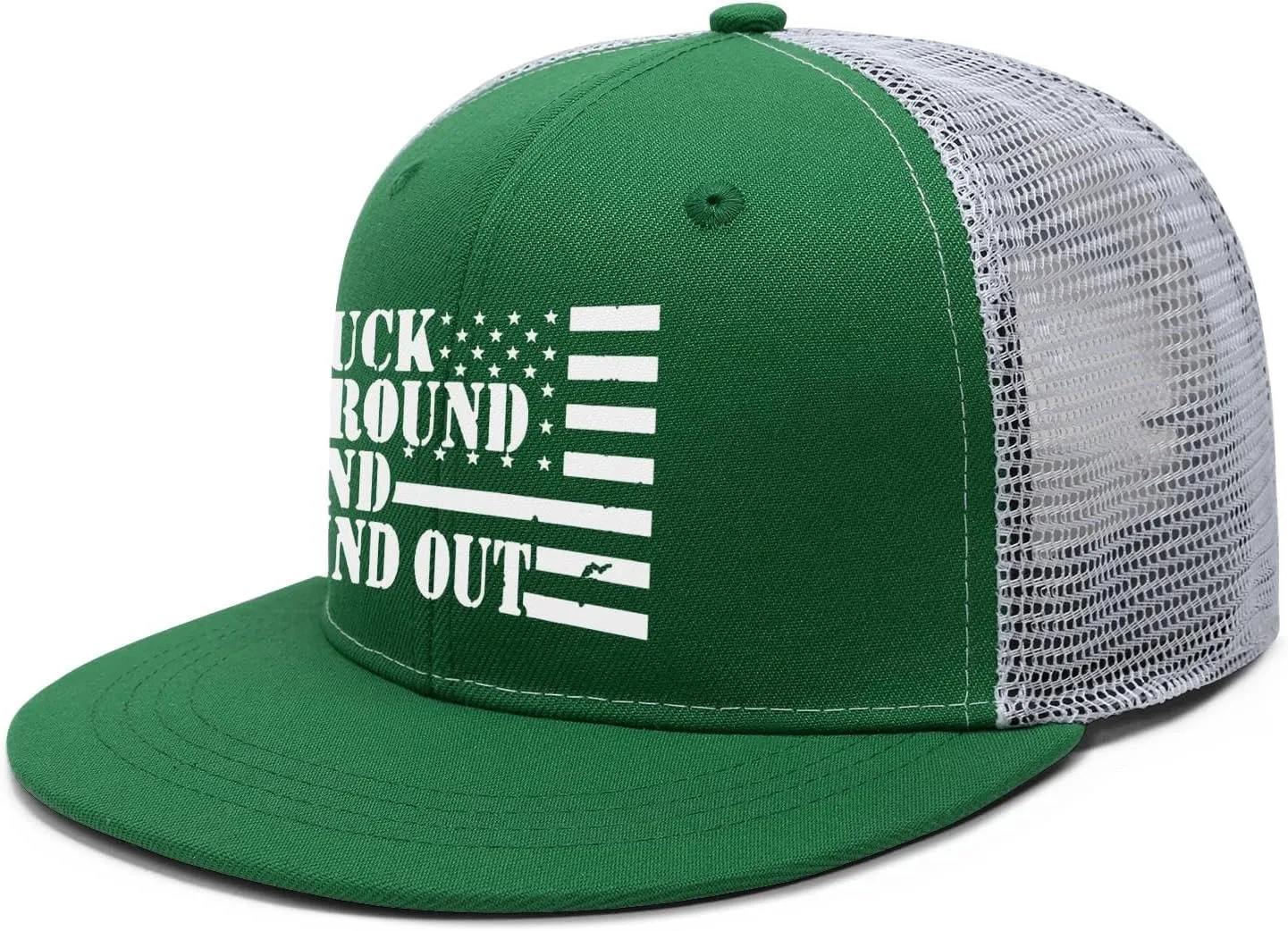 Fuck Around and Find Out Hat Fuck Around and Find Out Cap Mesh Baseball Cap Golf Hat Funny