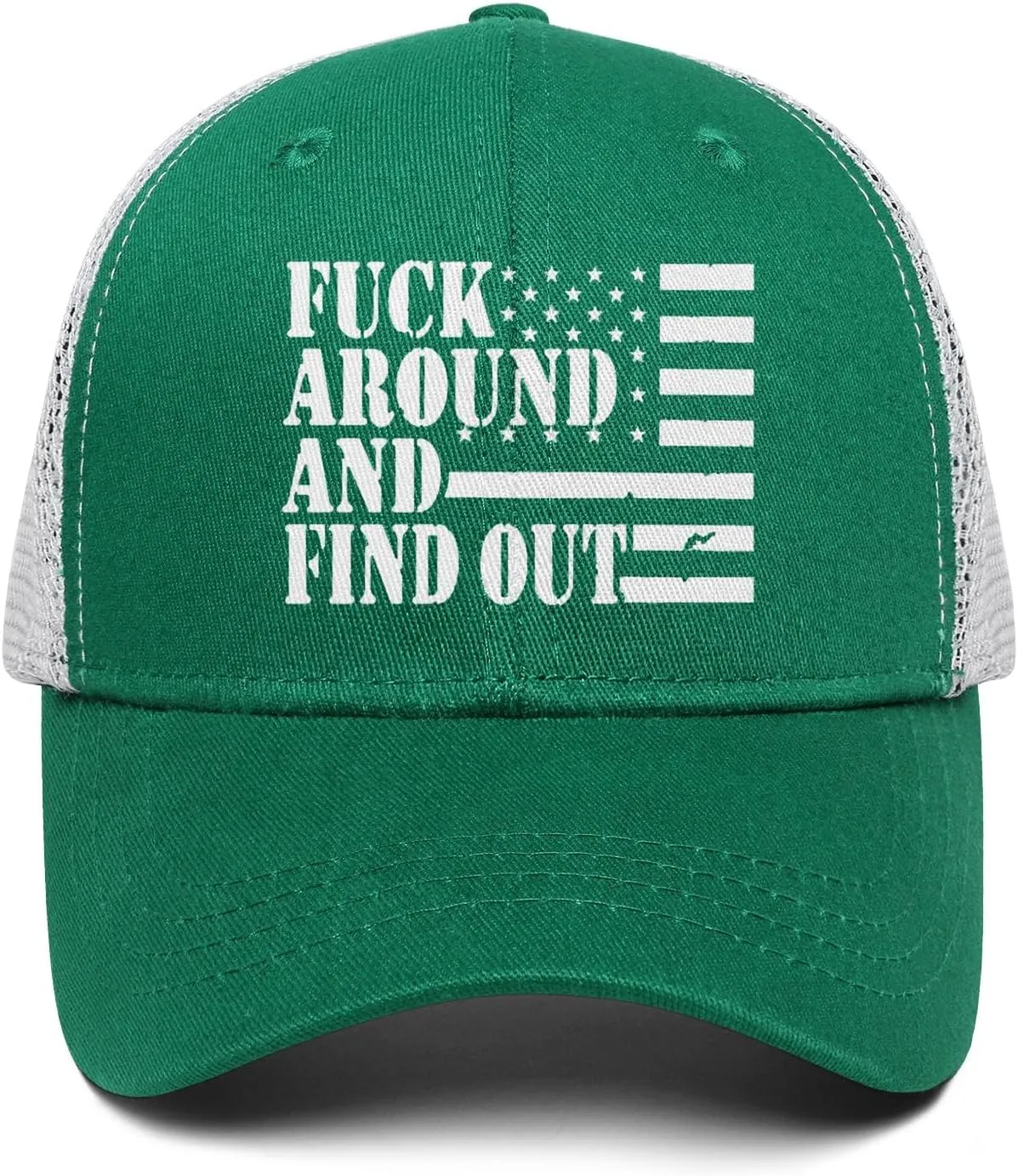 Fuck Around and Find Out Hat Fuck Around and Find Out Cap Mesh Baseball Cap Golf Hat Funny