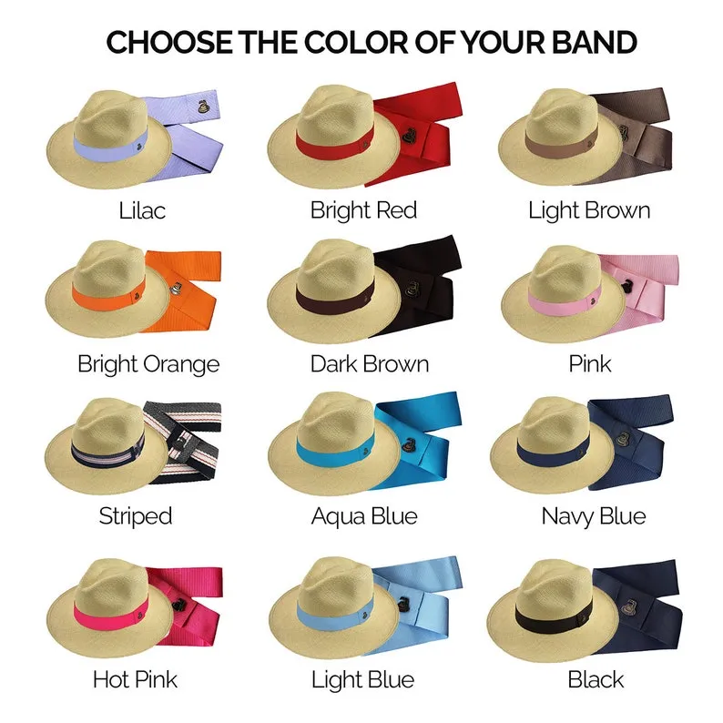 Genuine Panama Classic Summer Fedora Hat
