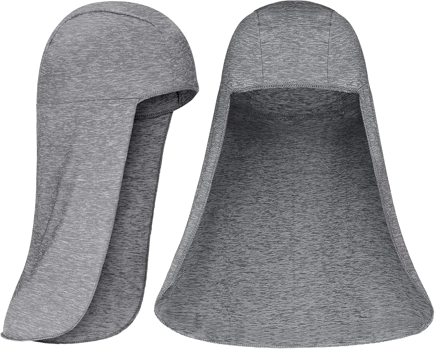Geyoga 2 Pieces Hard Hat Sun Shade Cooling Skull Cap Neck Cover Elastic Fishing Hat for Women Men Outdoor