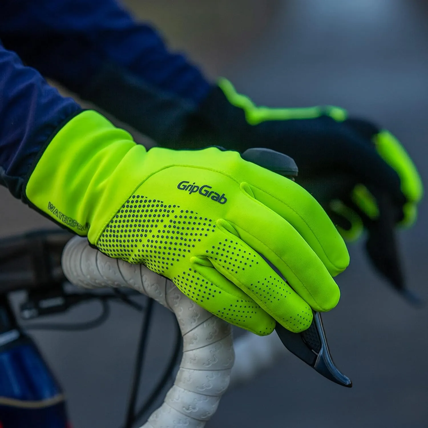 GripGrab Ride Waterproof Thermal Padded Cycling Gloves - Fleece Lined, Windproof, Winter Bike Gloves