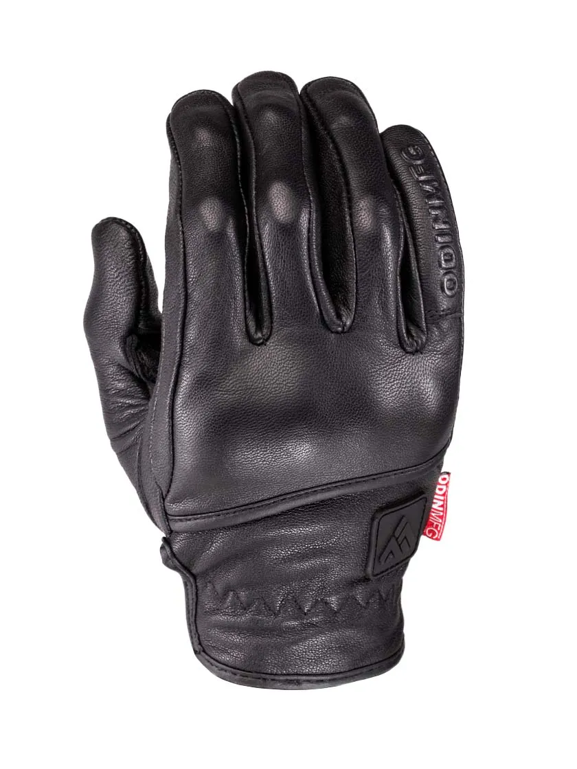 Heavy Hitters Women's Motorcycle Gloves - Black Smooth