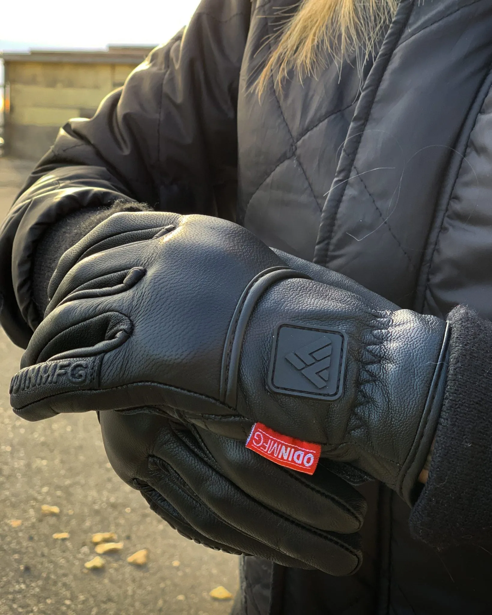 Heavy Hitters Women's Motorcycle Gloves - Black Smooth