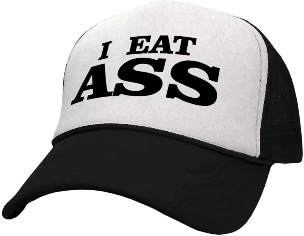 I EAT Ass - Retro Style Trucker Hat