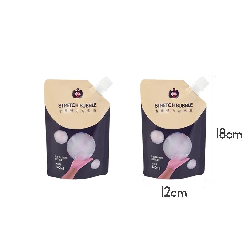 Innovative Rechargeable Bubble Toy with Smoke Bubble Machine, Fun & Safe Non-Toxic Elastic Bubbles and Hand Gloves