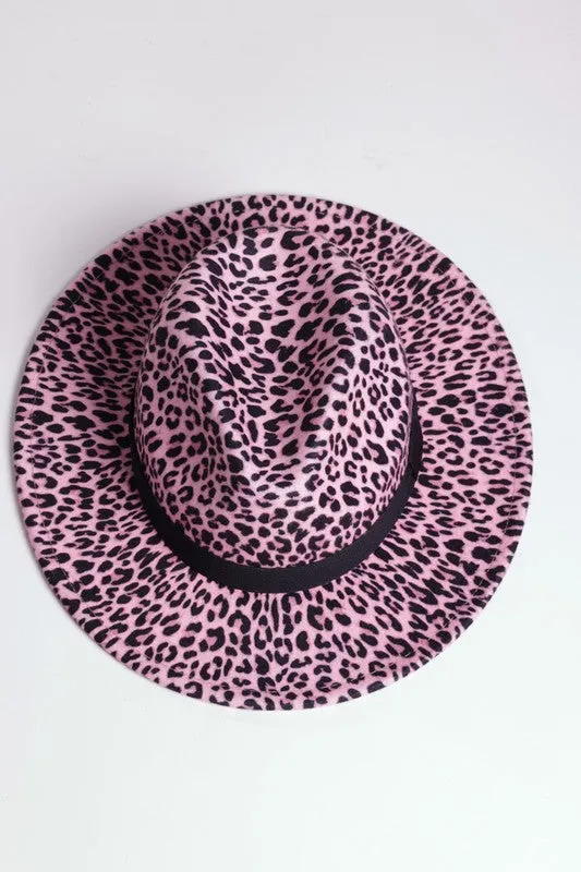 Leopard Print Fedora