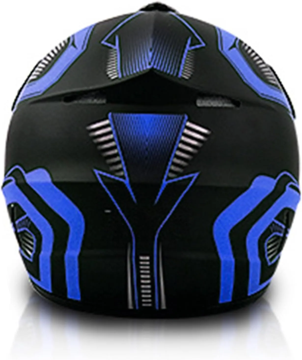 Motorcross Helmet, Off-Road Dirt Bike Helmet, ATV Helmet, Youth Motorcycle Helmet, Unisex Full-face Helmet, Comfortable and Lightweight, FMVSS-218 Safety Certified,4 Piece Set