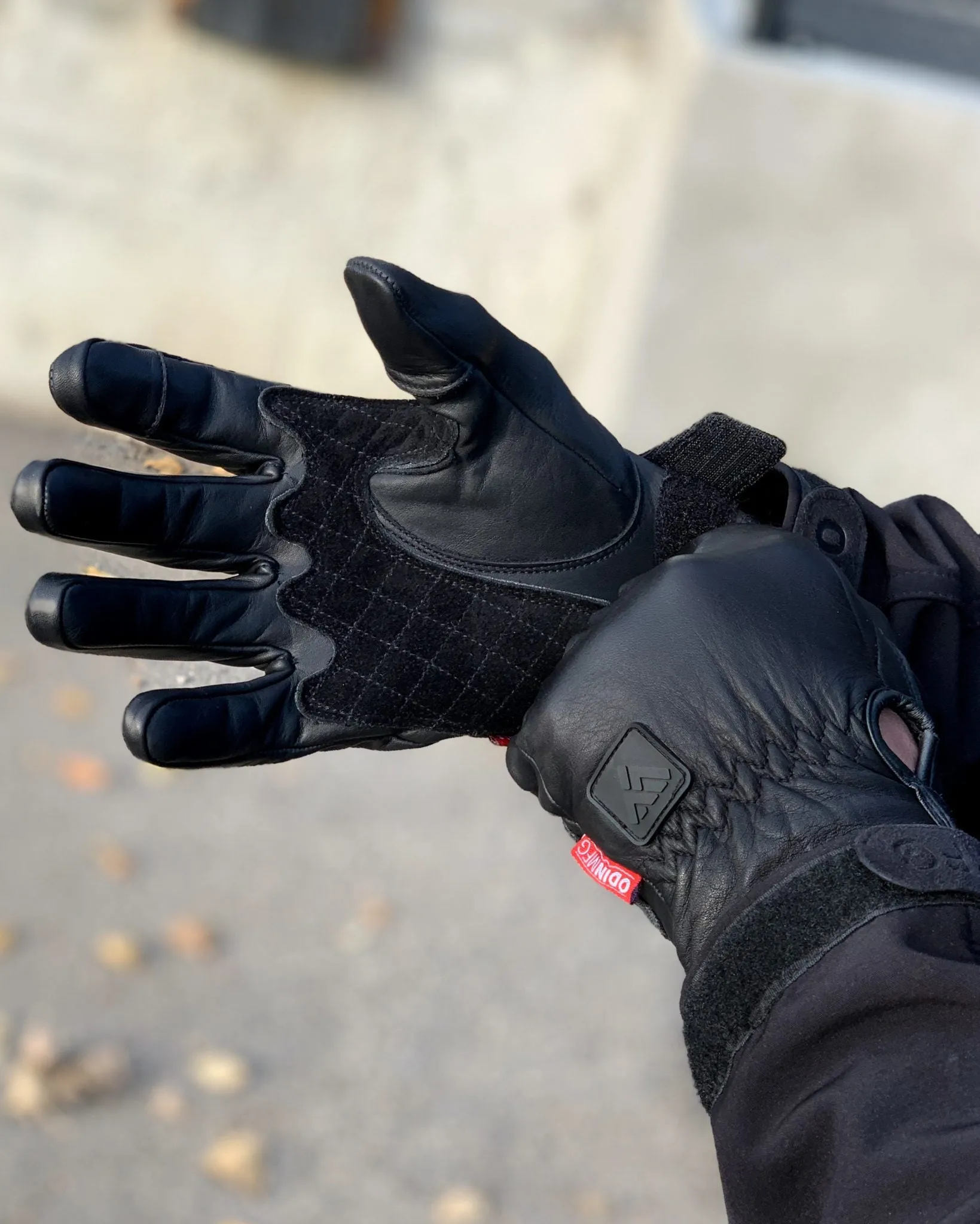 Originals Leather Gloves - Black Smooth