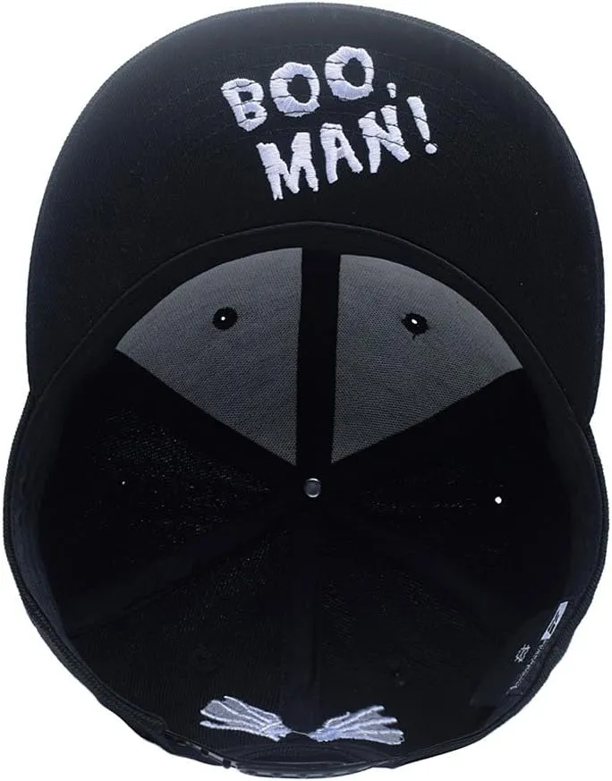 Quanhaigou Adjustable Snapback Hat for Men Women,Unisex Hip Hop Baseball Cap Flat Bill Brim Dad Hats