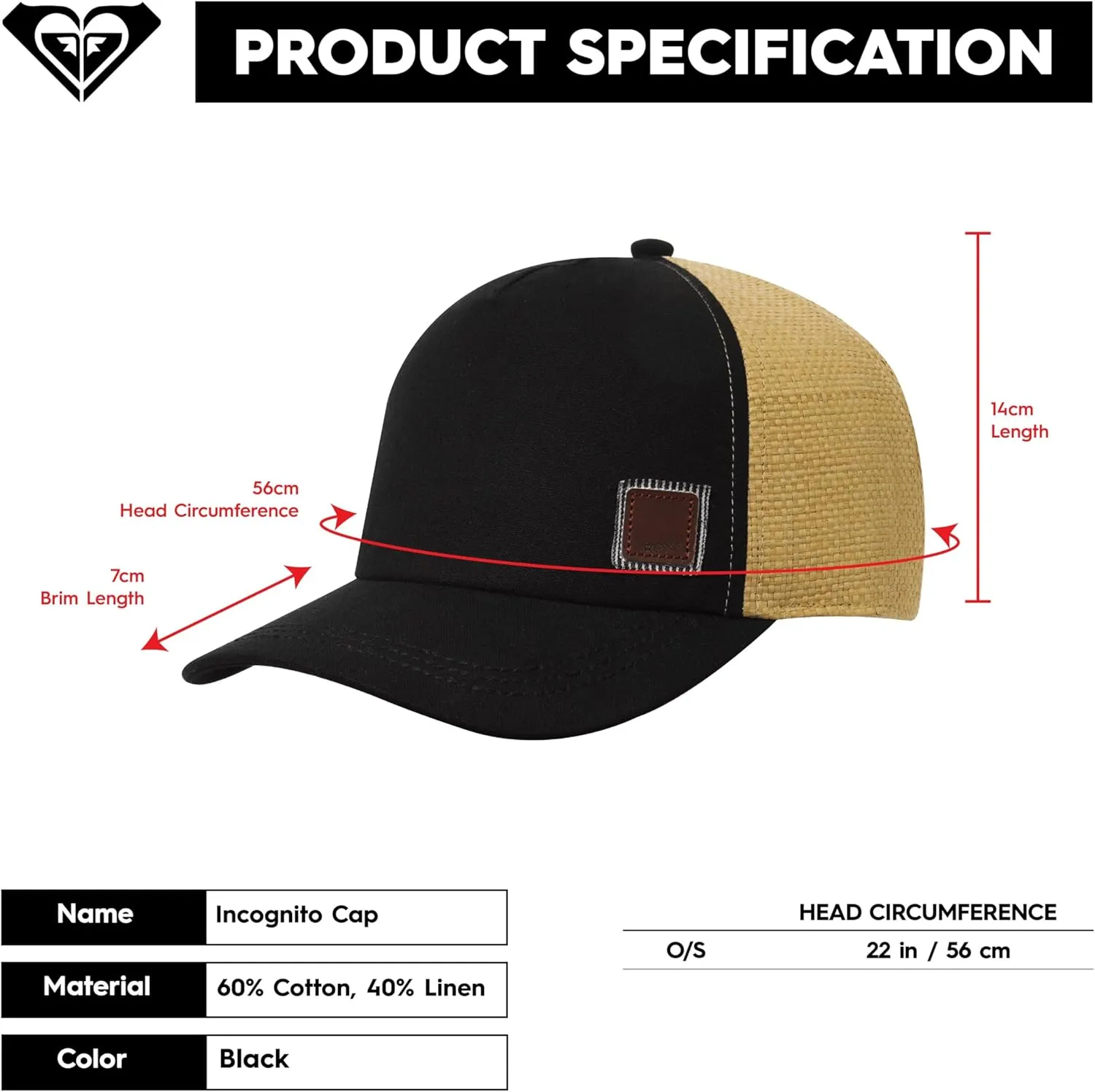 Roxy Women's Incognito Cap