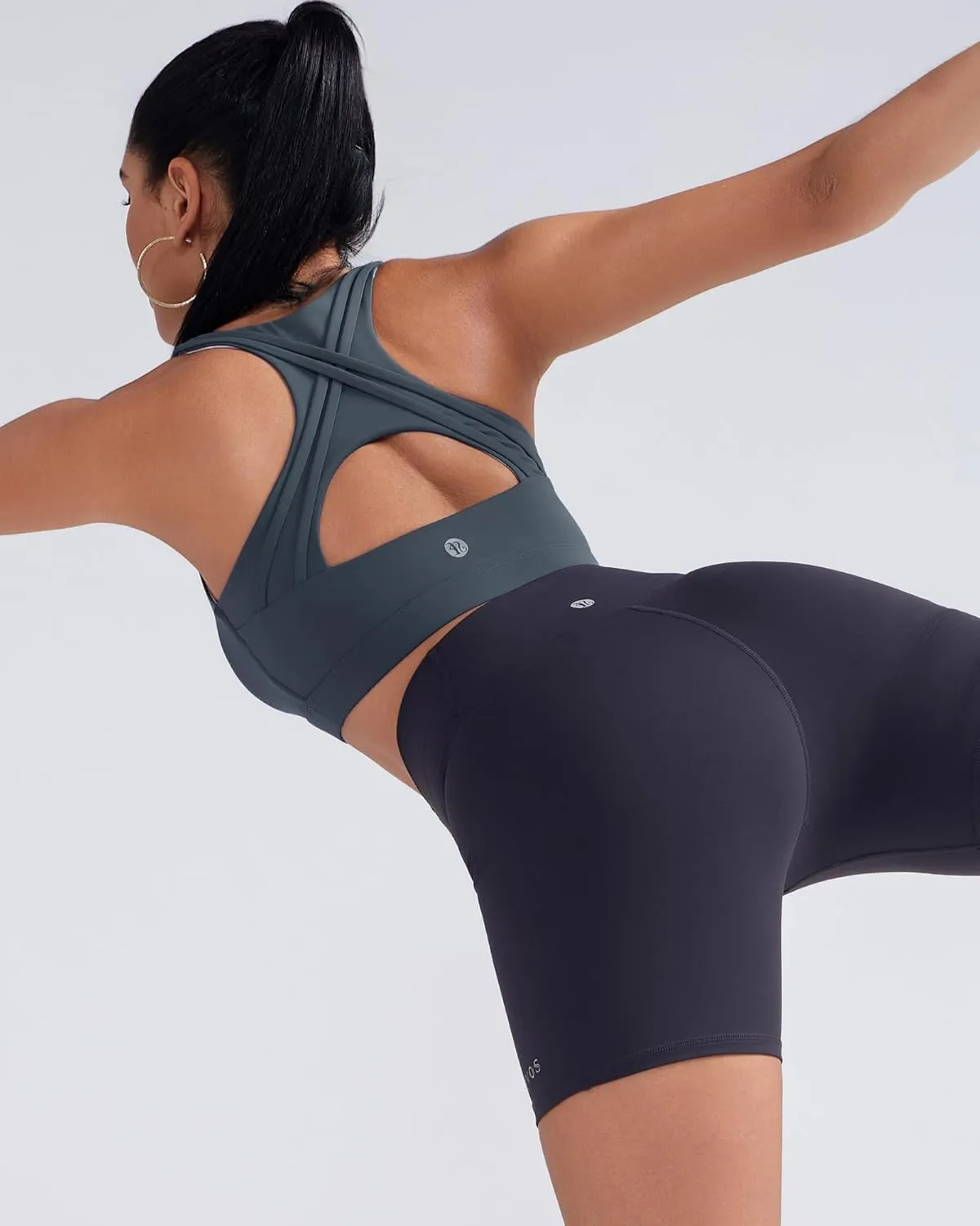 RUNNING GIRL High Impact Sports Bras for Women High Support Womens Sports Bra Racerback Workout Running Bra
