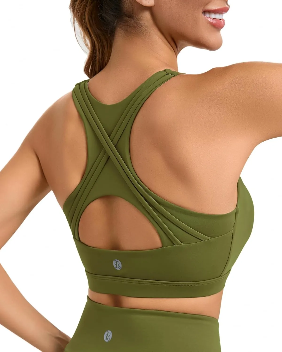 RUNNING GIRL High Impact Sports Bras for Women High Support Womens Sports Bra Racerback Workout Running Bra