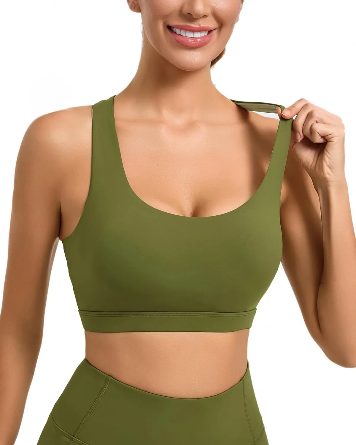RUNNING GIRL High Impact Sports Bras for Women High Support Womens Sports Bra Racerback Workout Running Bra
