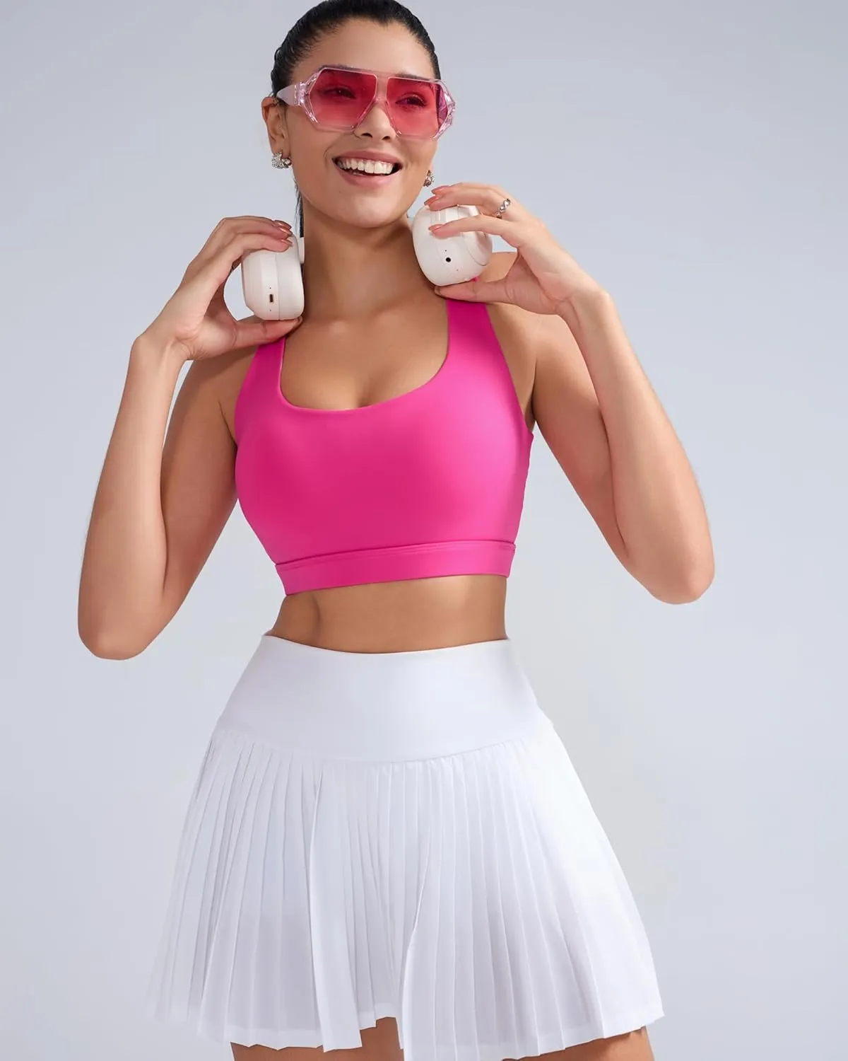 RUNNING GIRL High Impact Sports Bras for Women High Support Womens Sports Bra Racerback Workout Running Bra