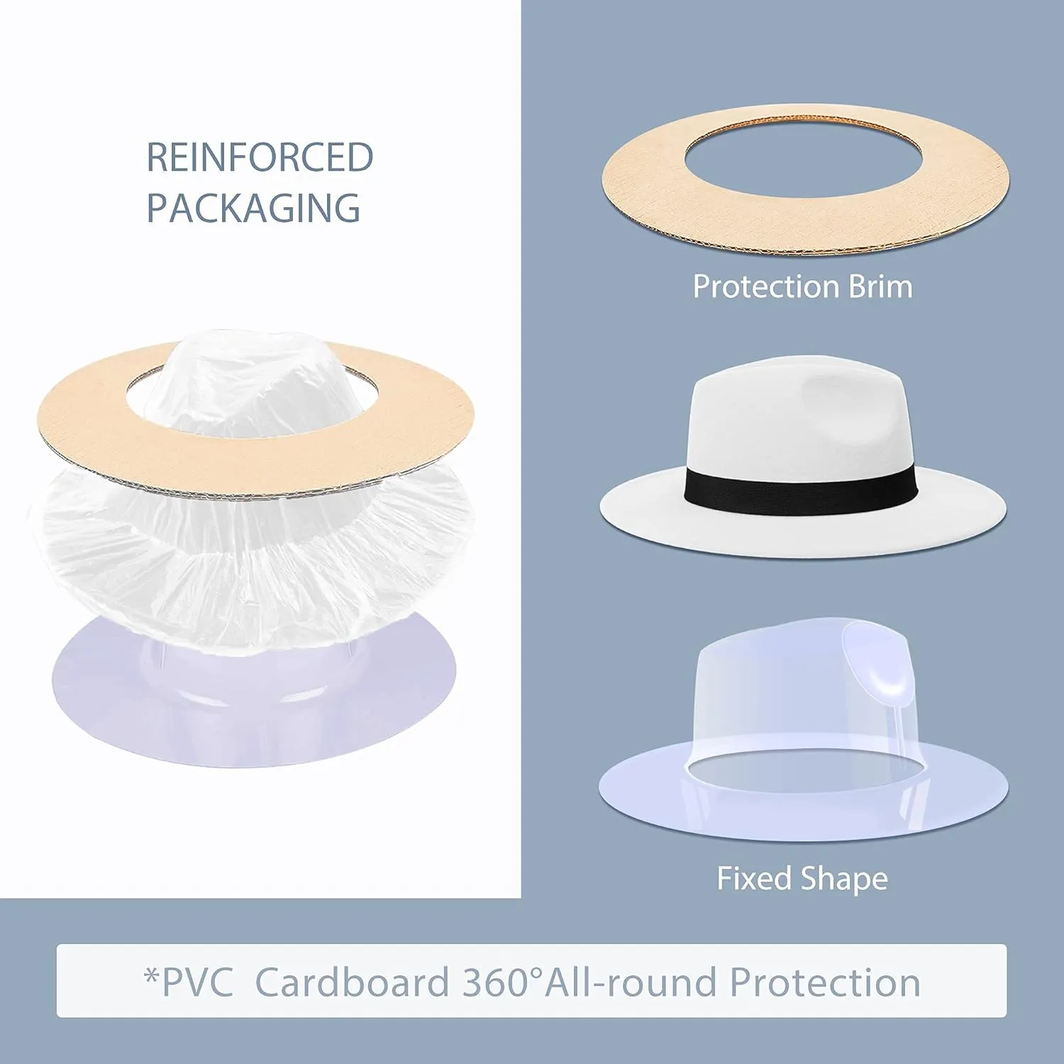 SAJUZEN Womens & Mens Fedora Hats, Wide Brim Fedora Hats for Women Men