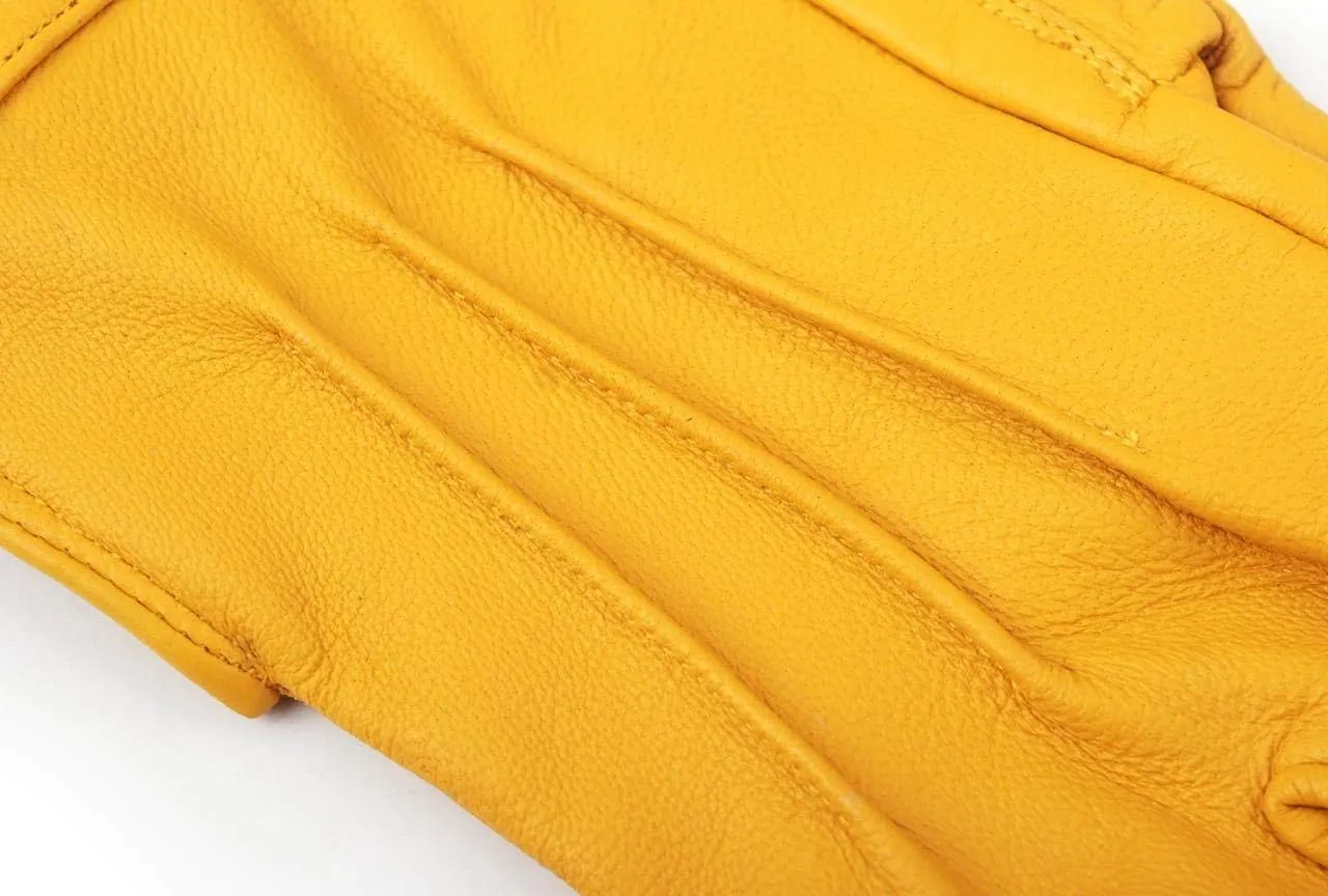 Sheepskin leather Half Finger driving gloves for Women