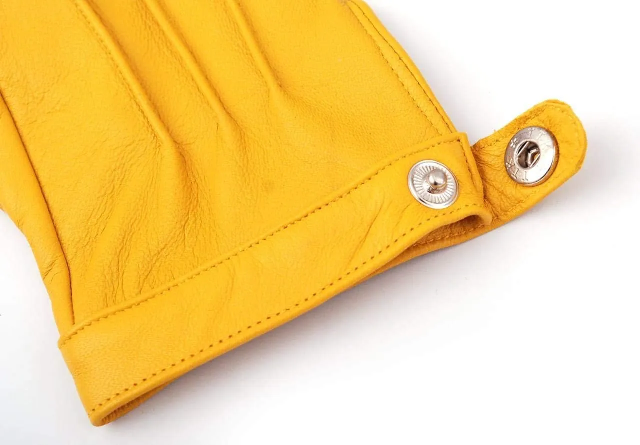 Sheepskin leather Half Finger driving gloves for Women