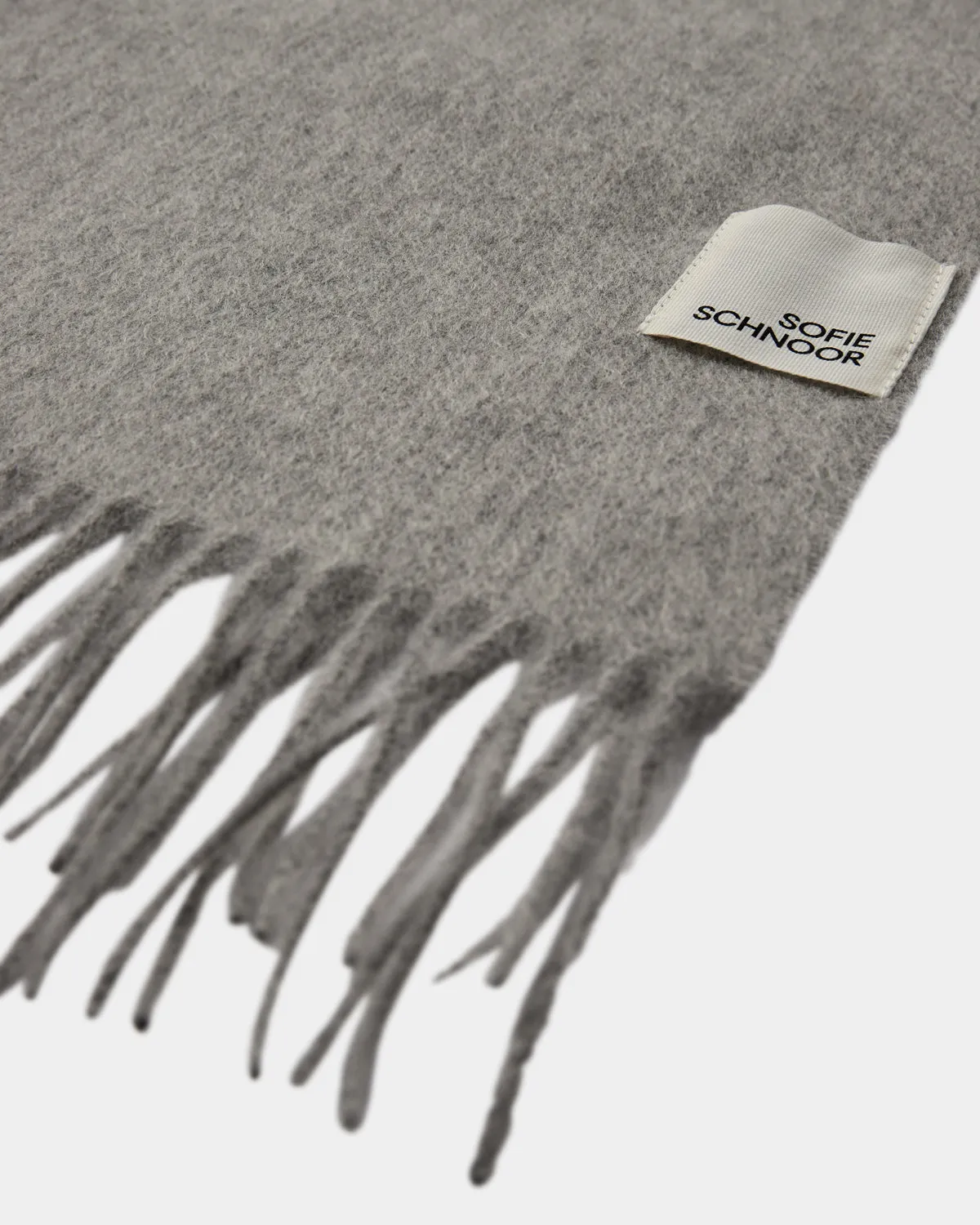 SOPHIESW SCARF - Light grey melange