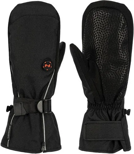 Storm Electric Heated Mitten - Mobile Warming® Technology - Unisex Black - Large - 100% Waterproof Insulated