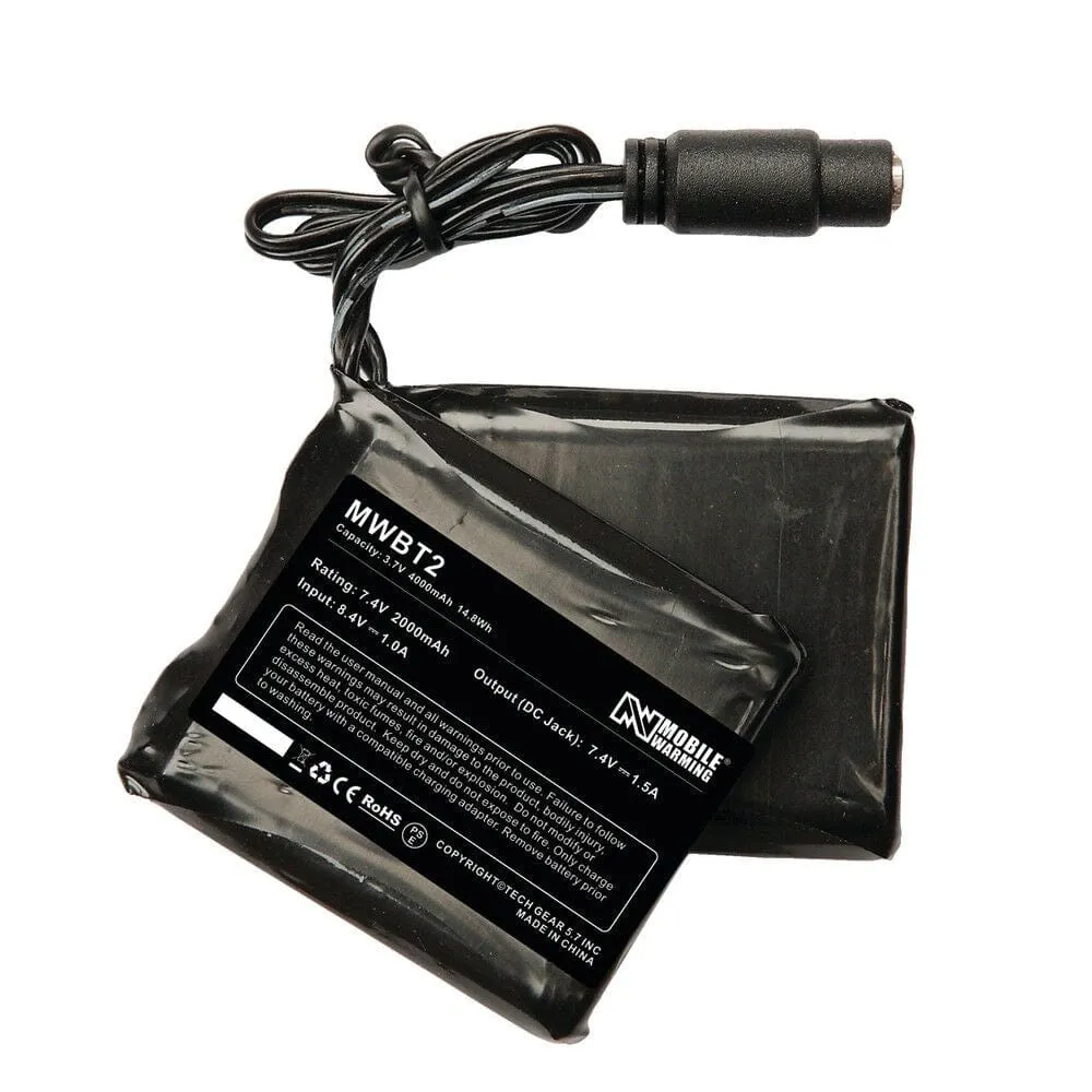 Storm Electric Heated Mitten - Mobile Warming® Technology - Unisex Black - Large - 100% Waterproof Insulated
