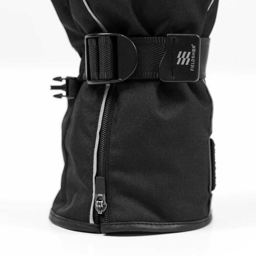 Storm Electric Heated Mitten - Mobile Warming® Technology - Unisex Black - Large - 100% Waterproof Insulated