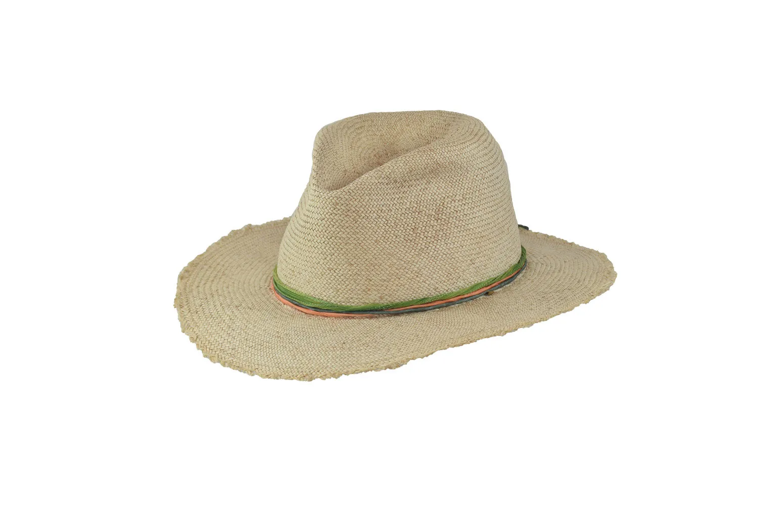 Straw Fedora Hat for Sale in Wheat