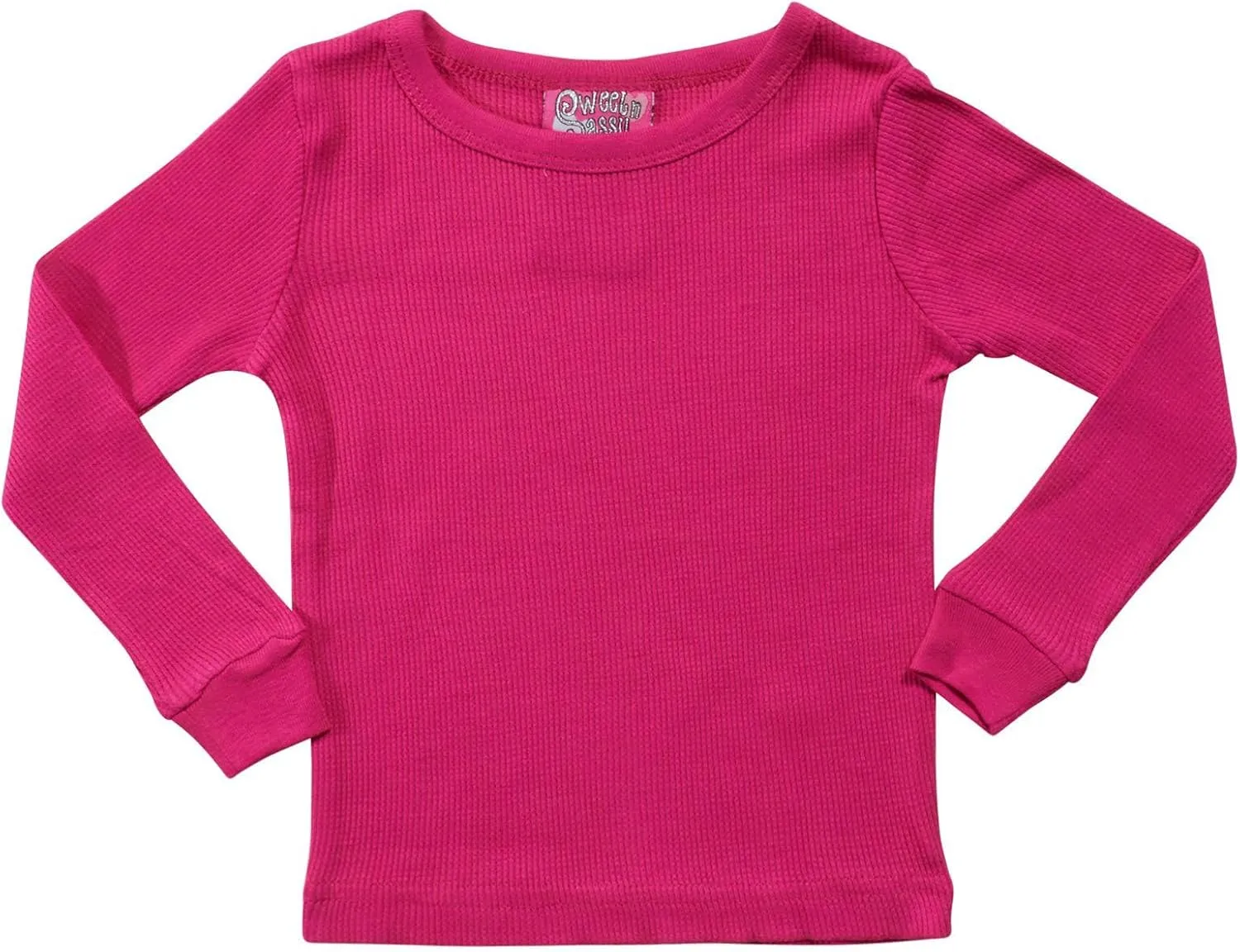 Sweet & Sassy Infant & Toddler Girls' 4-Piece Thermal Underwear Set