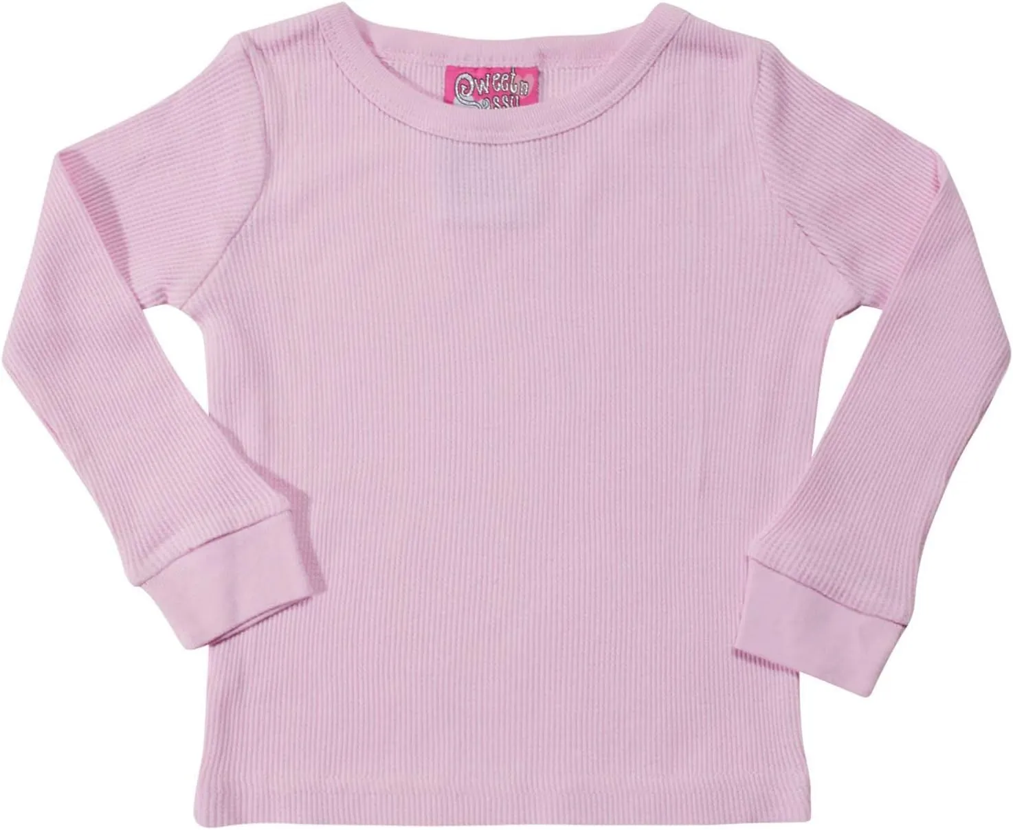 Sweet & Sassy Infant & Toddler Girls' 4-Piece Thermal Underwear Set