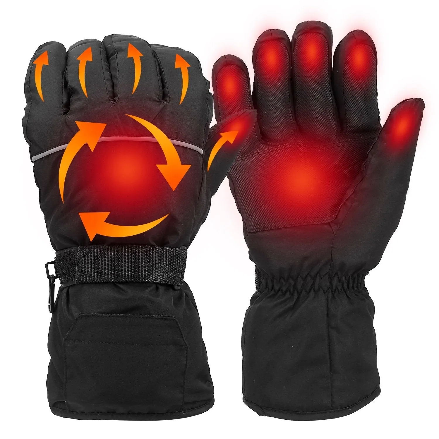 Unisex Battery Powered Heated Waterproof Gloves